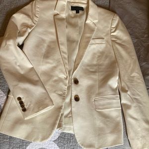 J Crew White Blazer